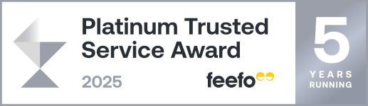 Feefo Platinum Trusted Service Award