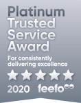 Feefo Platinum Trusted Service Award 2020